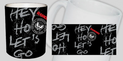 RAMONES Tasse - Hey Ho Let Go