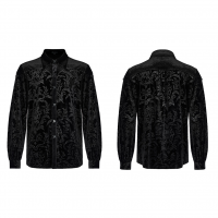 CTHULHU BLACK VELVET SHIRT -  WY-1428/BK
