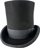 Cylindr černý vysoký 19 cm - HT46612