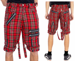Punkové kratasy tartan - KahlebShort