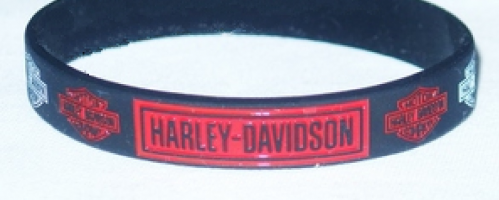 Náramek HARLEY DAVIDSON - Red White Logo