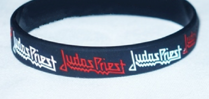 Náramek JUDAS PRIEST - Red White Logo