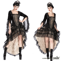 Slonovinová sukně Mullet Sinister - SinSkirt1074