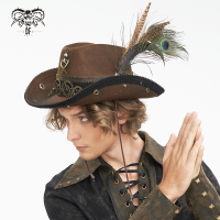 DOOM RIDER STEAMPUNK COWBOY HAT - AS186