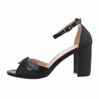 Dámské sandály - černé - C-35-blackSET
