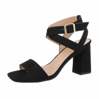 Dámské sandály - černé - SQC-87-blackSET