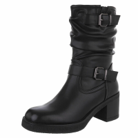 Dámské klasické kotníkové boty - blackpu - 9242-blackpuSET