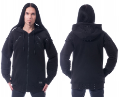 Vixxsin Chrome Hood bunda s kapucí a cvočky - ChromeHood