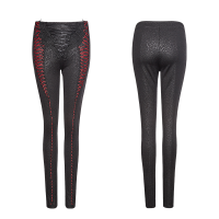 Adora Red Leggings - K-291/BK-RD