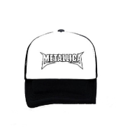METALLICA - St Anger Logo - schwarz-weiße Trucker-Mesh-Cap