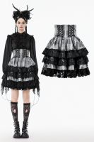 Lalitha Layered Puffed Skirt - KW414