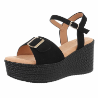 Dámské sandály Keil - černé -  LOLO22-blackSET
