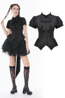 Miss Melancholy Little Black Shirt - IW138