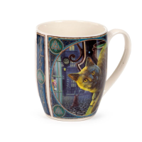 Porcelánový hrnek - Kočka - Rusty kotel - design Lisa ParkerLisa Parker Rusty Cauldron Cat Porcelain