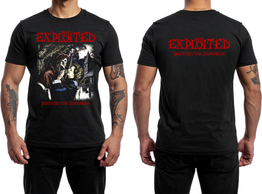 EXPLOITED - Death Before Dishonour - černé pánské triko