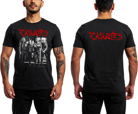 CASUALTIES - Band 2026 - černé pánské triko